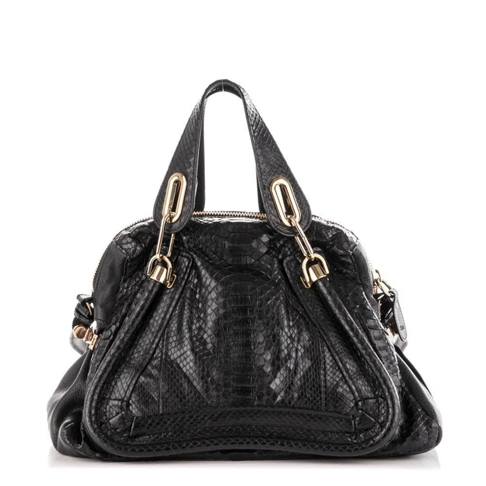 Chloé Paraty Python leather purse - Picture 2 of 11